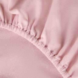 OHS Brushed Cotton Fitted Sheet, Blush - Single - thumbnail 3