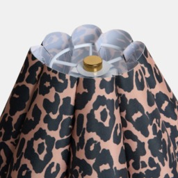OHS Leopard Print Rechargeable Lamp - Brown - thumbnail 2