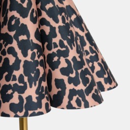 OHS Leopard Print Rechargeable Lamp - Brown - thumbnail 3