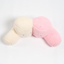 OHS Cotton & Candy The Marshmallow Cuddle Cushion - Pink/White - thumbnail 5