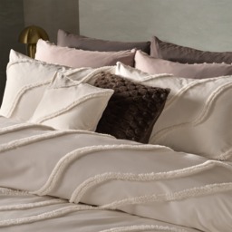 OHS Tufted Contour Duvet Set, Ivory  - King - thumbnail 2