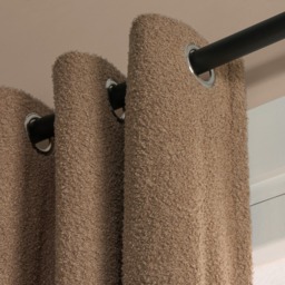 OHS Bouclé Eyelet Blackout Curtains, Natural - 90 x 90in - thumbnail 5