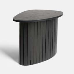 OHS Madison Ribbed Side Table - Black - thumbnail 3