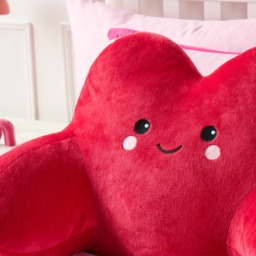 OHS Harper The Heart Cuddle Cushion - Red - thumbnail 3