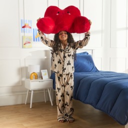 OHS Harper The Heart Cuddle Cushion - Red - thumbnail 2