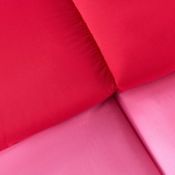 OHS Coverless 10.5 Tog Reversible Duvet Set, Hot Pink/Red - King - thumbnail 5