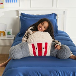 OHS Poppy The Popcorn Cuddle Cushion - Cream/Red - thumbnail 1