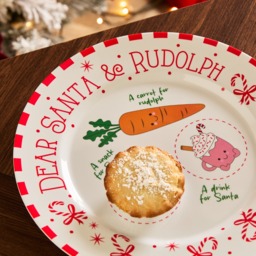 OHS Night Before Christmas Sweetie Pies Plate - White/Red - thumbnail 3