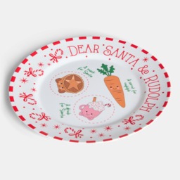 OHS Night Before Christmas Sweetie Pies Plate - White/Red - thumbnail 2