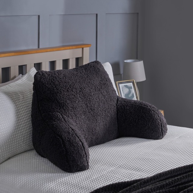 OHS Teddy Cuddle Cushion - Black - image 1