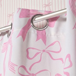 OHS Kids Bow Blackout Curtains, Pink - 46X54in - thumbnail 3