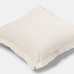 OHS Fringe Edge Cushion Covers, Natural - 45 x 45cm - thumbnail 4