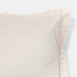 OHS Fringe Edge Cushion Covers, Natural - 45 x 45cm - thumbnail 5