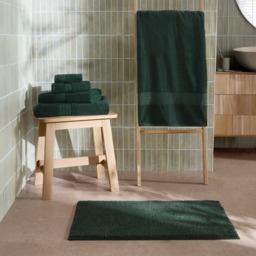 OHS 100% Cotton Bath Towel, Forest Green - 1PC - thumbnail 3