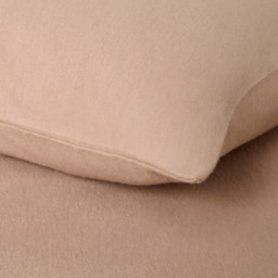 OHS Brushed Cotton Pillowcases, Natural - 2 Pack - thumbnail 2
