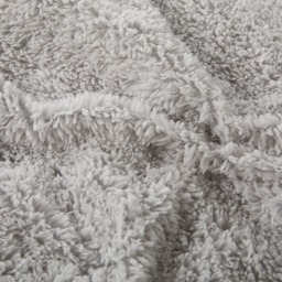 OHS Teddy Fleece Pillowcases - Silver - thumbnail 2