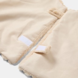 OHS Ribbed Faux Fur Christmas Tree Skirt - Natural - thumbnail 5