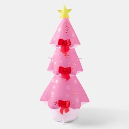 OHS Indoor/Outdoor Inflatable Christmas Tree - Hot Pink - thumbnail 3