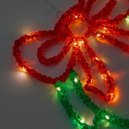 OHS LED Bow Wreath - Green/Red - thumbnail 2