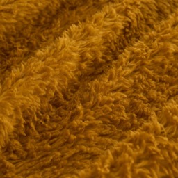 OHS Teddy Fleece Fitted Sheets, Ochre - Single - thumbnail 3