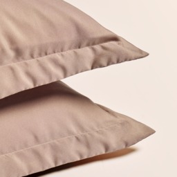 OHS Plain Dyed Oxford Pillowcases - Natural - thumbnail 5