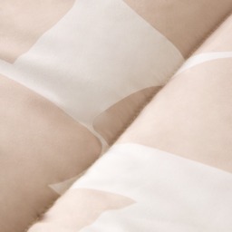 OHS Abstract Geometric Coverless 10.5 Tog Duvet Set, Natural - Double - thumbnail 3