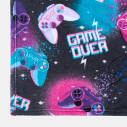 OHS Kids Gaming Printed Wearable Blanket - Multi - thumbnail 5