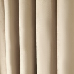 OHS Bow Velvet Eyelet Curtains , Natural - 66x90in - thumbnail 5