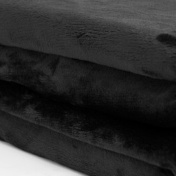 OHS Supersoft Throw, Black - 150 x 200cm - thumbnail 4