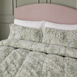 OHS Willow Teddy Coverless 10.5 Tog Duvet Set, Sage - Double - thumbnail 2