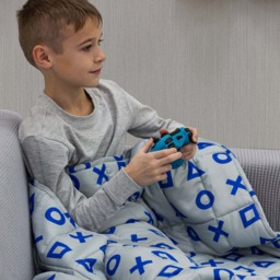 Playstation Weighted Blanket, Grey - 3kg - thumbnail 2
