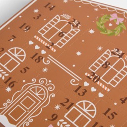 OHS Gingerbread House Tealight Advent Calendar - Brown - thumbnail 3