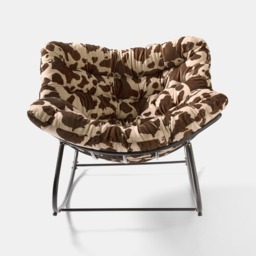 OHS Cow Print Rocking Chair - Natural - thumbnail 3