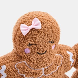 OHS Gingerbread Man Shaped Draught Excluder - Brown - thumbnail 2