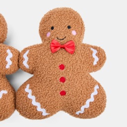 OHS Gingerbread Man Shaped Draught Excluder - Brown - thumbnail 4