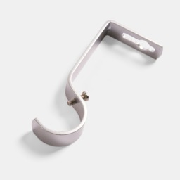 OHS 28mm Extendable Ball Curtain Pole, Silver - 120-220cm - thumbnail 5