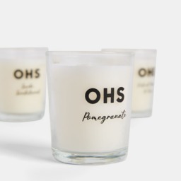 OHS 3 Glass Scented Candle Set, Bow Print - Multi - thumbnail 5