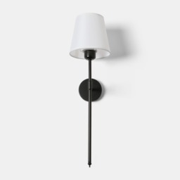 OHS 2 Pack Premium Wall Lights - Black