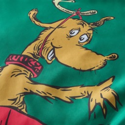 OHS Grinch Printed Duvet Set, Green - Double - thumbnail 4