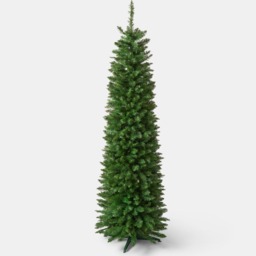 OHS Artificial Pencil Christmas Tree, Green - 6ft