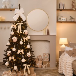 OHS Artificial Autumn / Christmas Tree, Chocolate - 6ft - thumbnail 1