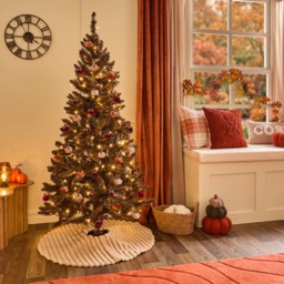 OHS Artificial Autumn / Christmas Tree, Chocolate - 6ft - thumbnail 5