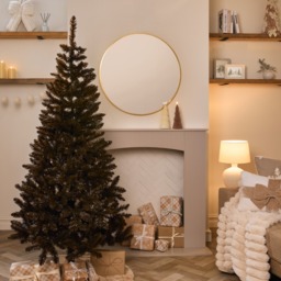 OHS Artificial Autumn / Christmas Tree, Chocolate - 6ft - thumbnail 3