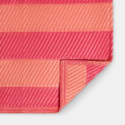 OHS Stripe Print Outdoor Rug, Orange/Pink - 120 x 170cm - thumbnail 5