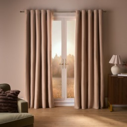 "OHS Eyelet Blackout Curtains, Beige - 168 x 229 cm (66"" x 90"")"