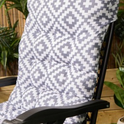 OHS Gravity Chair Geometric Cushion - Grey - thumbnail 2