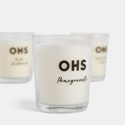OHS 3 Glass Scented Candle Set, Leopard Print - Brown - thumbnail 5
