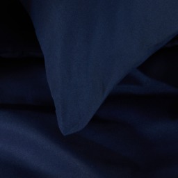OHS Plain Duvet Cover Set - Navy, King - thumbnail 3