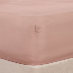 OHS Microfibre Deep Fitted Sheet, Blush - King - thumbnail 1