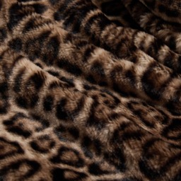 OHS Leopard Faux Fur Throw - Brown - thumbnail 5